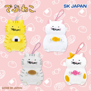 でぶねこ たべものだいすきマスコット【ラウンドワン限定】